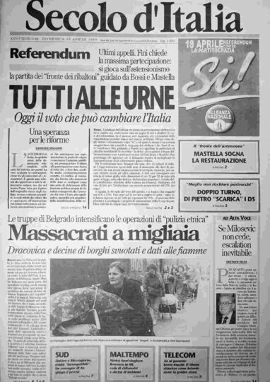 domenica 18 aprile 1999