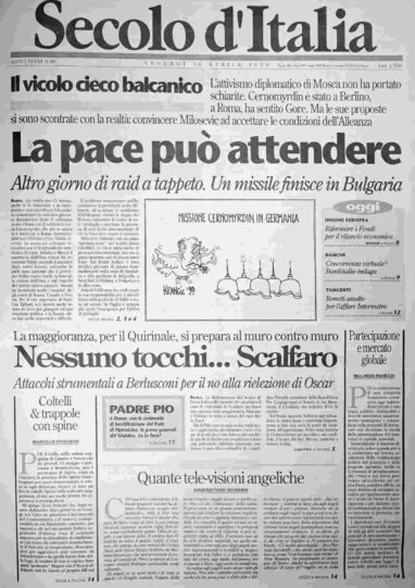 venerdì 30 aprile 1999