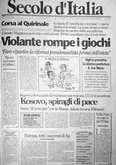 venerdì 7 maggio 1999