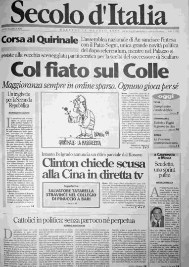 martedì 11 maggio 1999