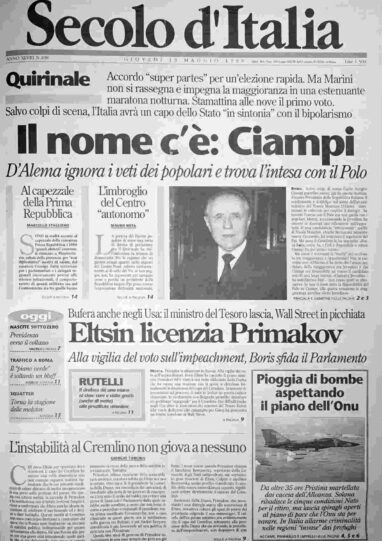 giovedì 13 maggio 1999