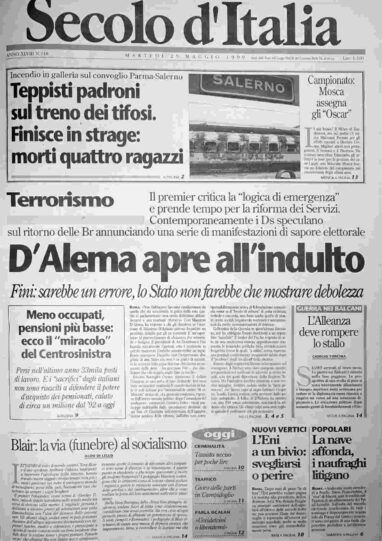 martedì 25 maggio 1999