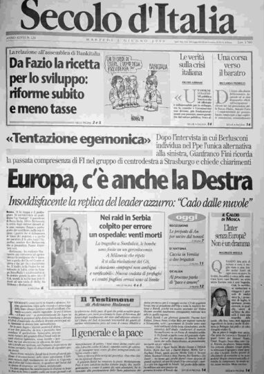 martedì 1 giugno 1999