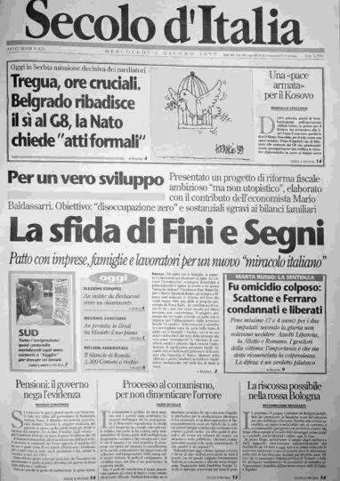 mercoledì 2 giugno 1999