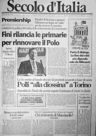 giovedì 3 giugno 1999