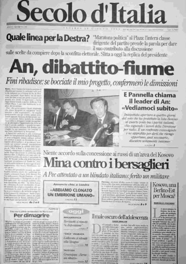 venerdì 18 giugno 1999