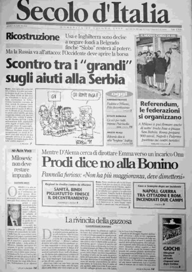 domenica 20 giugno 1999