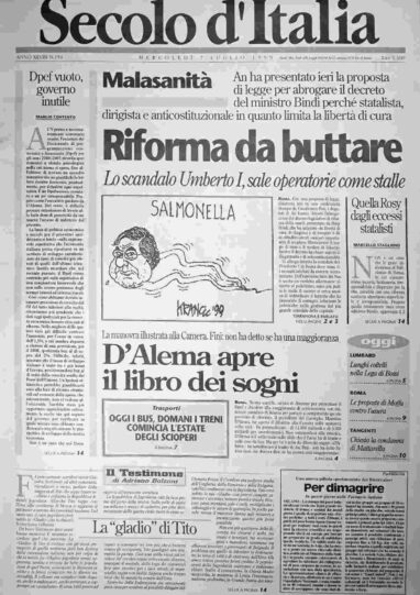 mercoledì 7 luglio 1999