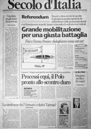 domenica 18 luglio 1999