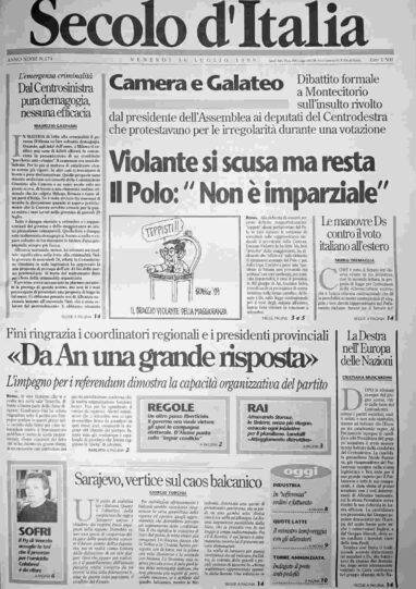 venerdì 30 luglio 1999
