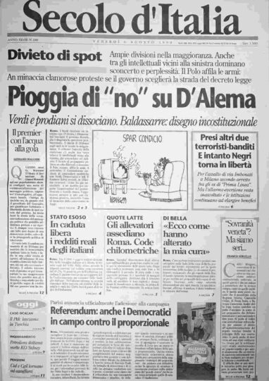 venerdì 6 agosto 1999