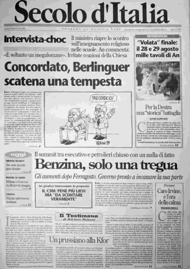 venerdì 13 agosto 1999