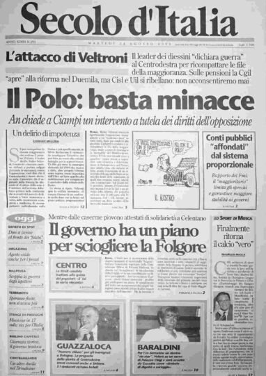 martedì 24 agosto 1999