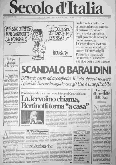 giovedì 26 agosto 1999