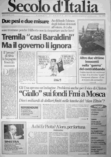 venerdì 27 agosto 1999