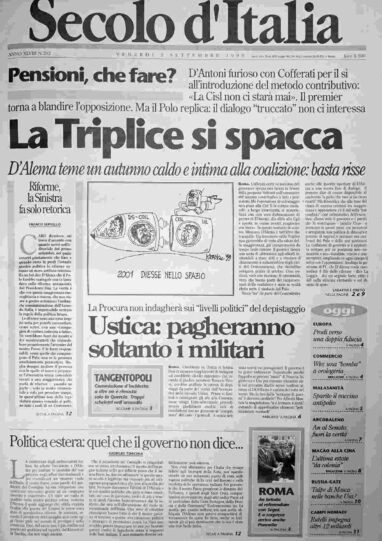 venerdì 3 settembre 1999