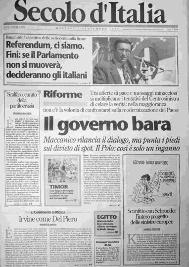 martedì 7 settembre 1999