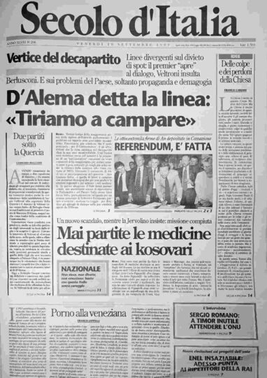 venerdì 10 settembre 1999
