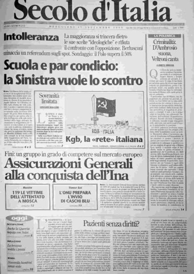 mercoledì 15 settembre 1999