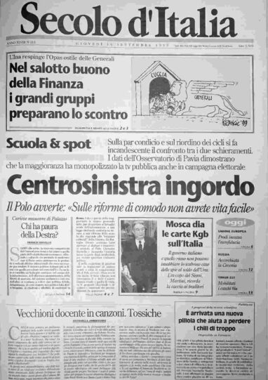 giovedì 16 settembre 1999