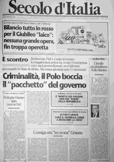 domenica 19 settembre 1999