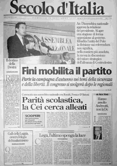 domenica 26 settembre 1999