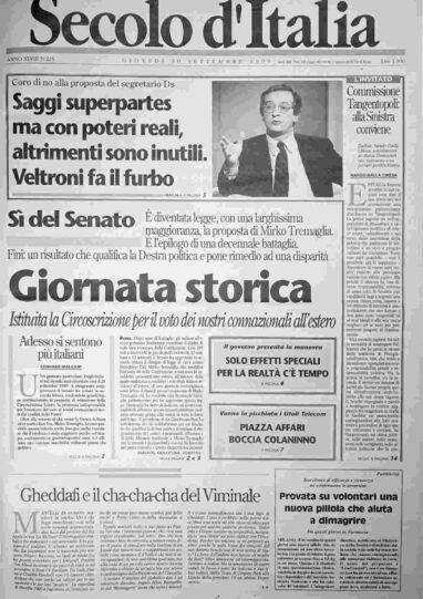 giovedì 30 settembre 1999