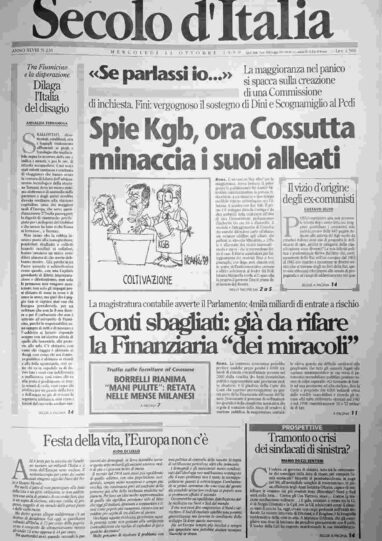 mercoledì 13 ottobre 1999