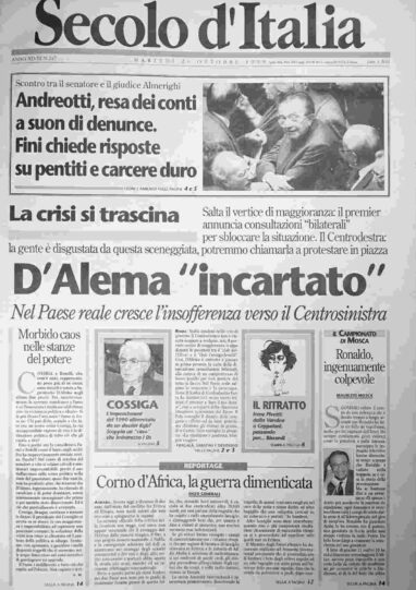 martedì 26 ottobre 1999