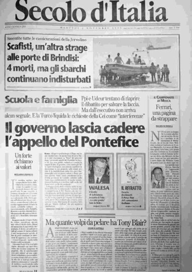 martedì 2 novembre 1999