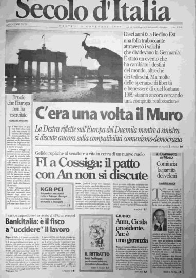 martedì 9 novembre 1999