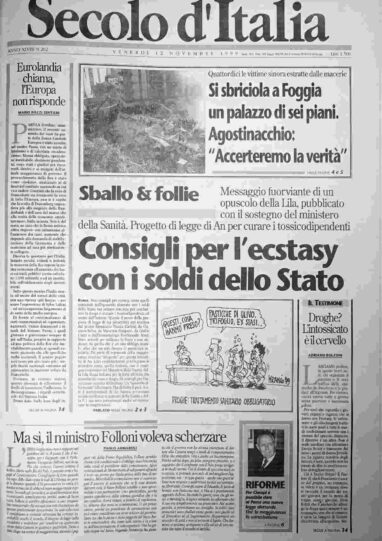 venerdì 12 novembre 1999