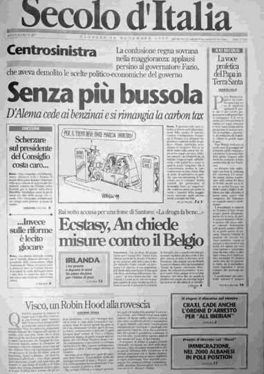 giovedì 18 novembre 1999