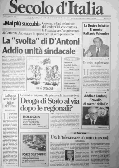 domenica 21 novembre 1999