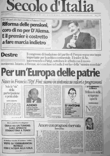 martedì 23 novembre 1999