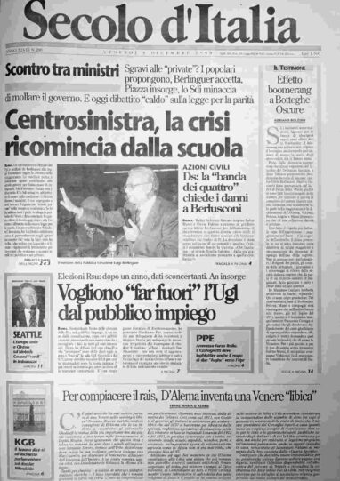 venerdì 3 dicembre 1999
