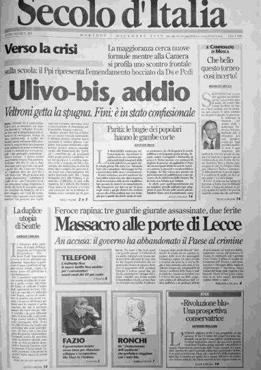 martedì 7 dicembre 1999