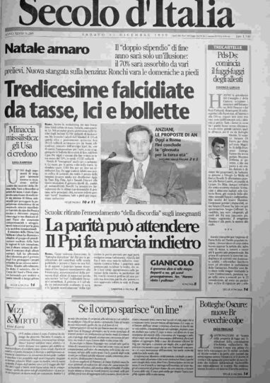 sabato 11 dicembre 1999