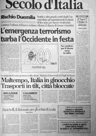 mercoledì 29 dicembre 1999
