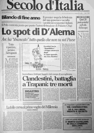 giovedì 30 dicembre 1999