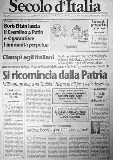 domenica 2 gennaio 2000