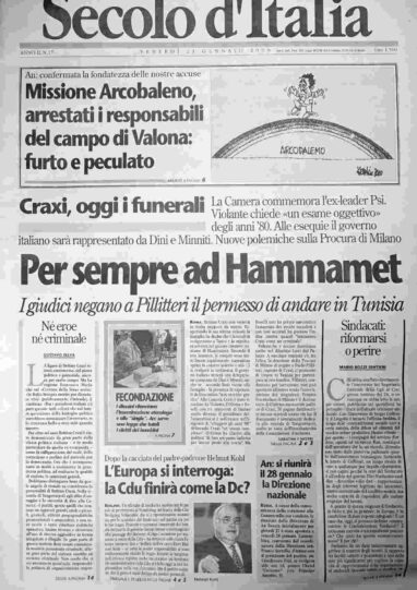 venerdì 21 gennaio 2000