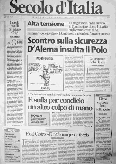 mercoledì 16 febbraio 2000