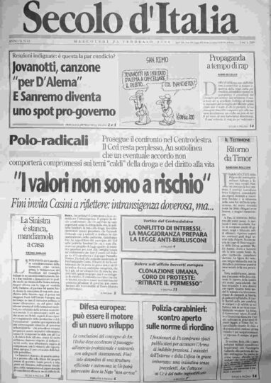 mercoledì 23 febbraio 2000