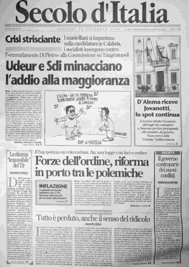 giovedì 24 febbraio 2000