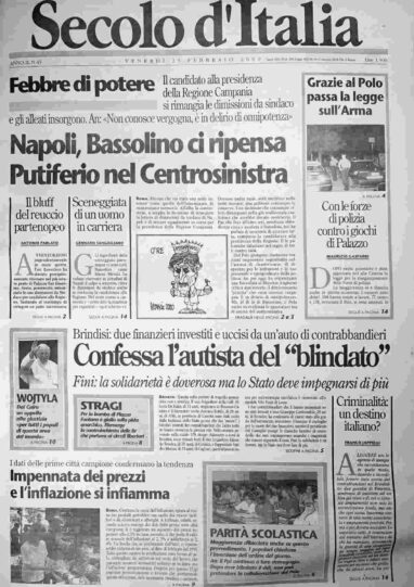 venerdì 25 febbraio 2000