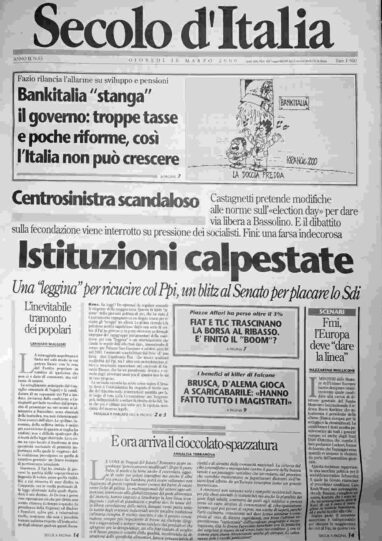 giovedì 16 marzo 2000