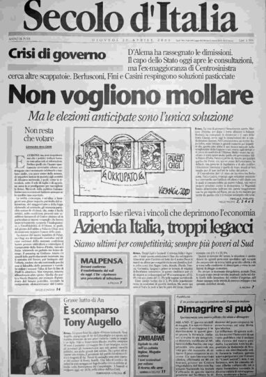 giovedì 20 aprile 2000