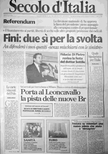 giovedì 4 maggio 2000