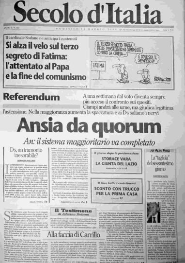 domenica 14 maggio 2000